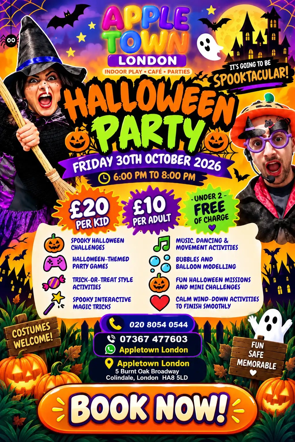 Halloween tickets on sale — book now